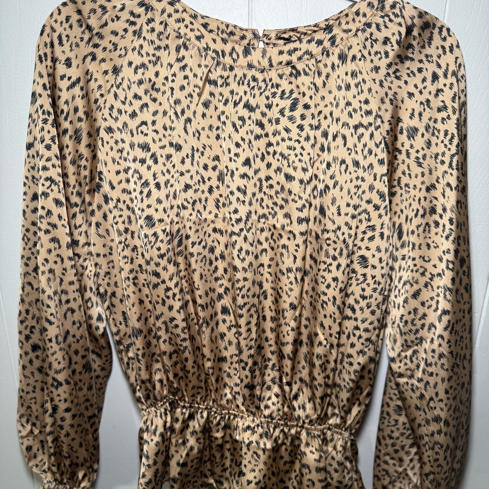 Leopard Print Blouse S